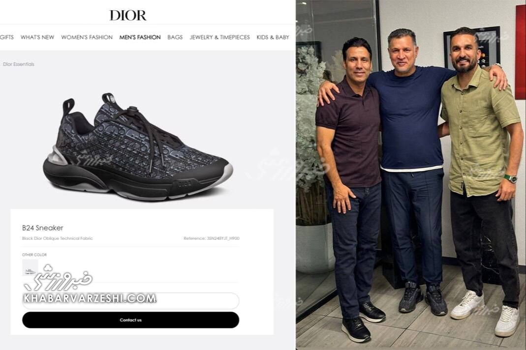 عکس| کفشهای لاکچری و ۴۵ میلیونی علی دایی در ملاقات با پرسپولیسیها