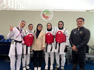 طوفان دختران تکواندو ایران در جام جهانی با قهرمانی