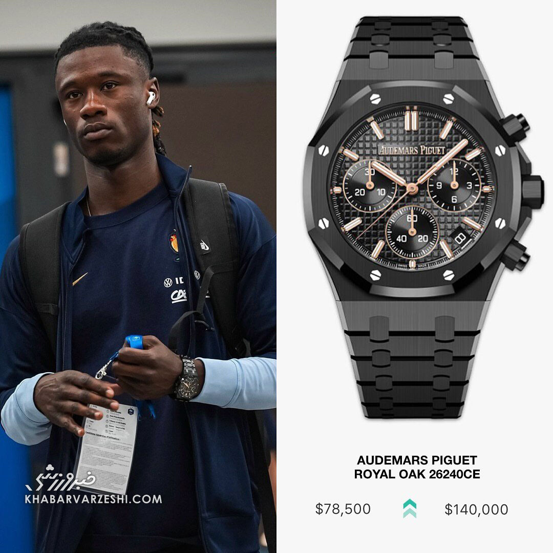 تصاویر| گرانترین ساعتهای دنیا در دستان ستارههای یورو ۲۰۲۴