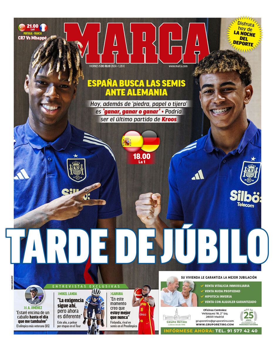 روزنامه مارکا| جشن بعدازظهر روزنامه مارکا| جشن بعدازظهر