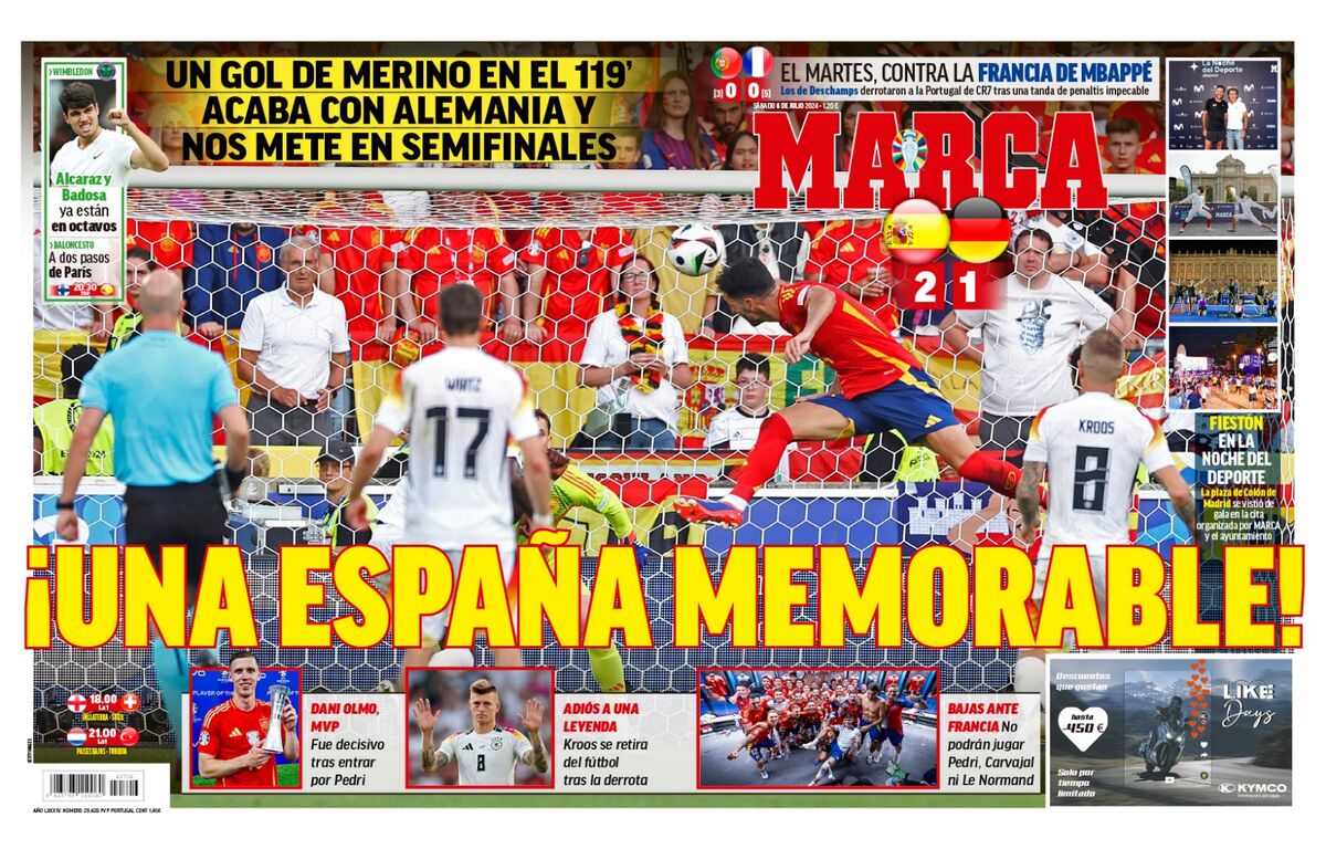 روزنامه آ اس| یک اسپانیای بهیادماندنی روزنامه آ اس| یک اسپانیای بهیادماندنی