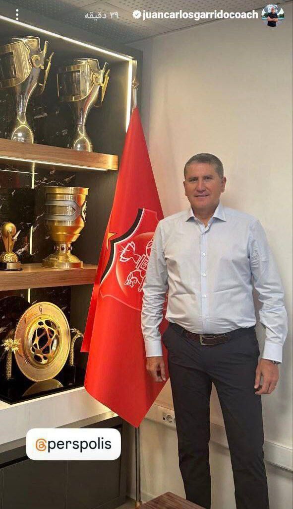 عکس| کریخوانی نامحسوس گاریدو برای رقبا/ سرمربی جدید پرسپولیس جنجال را استارت زد