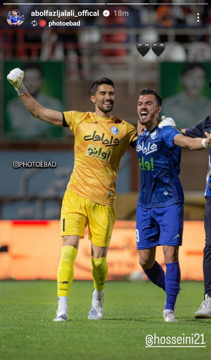 جدایی ۲ ستاره از استقلال؟/ قلبهای آبی مشکی شد! +عکس