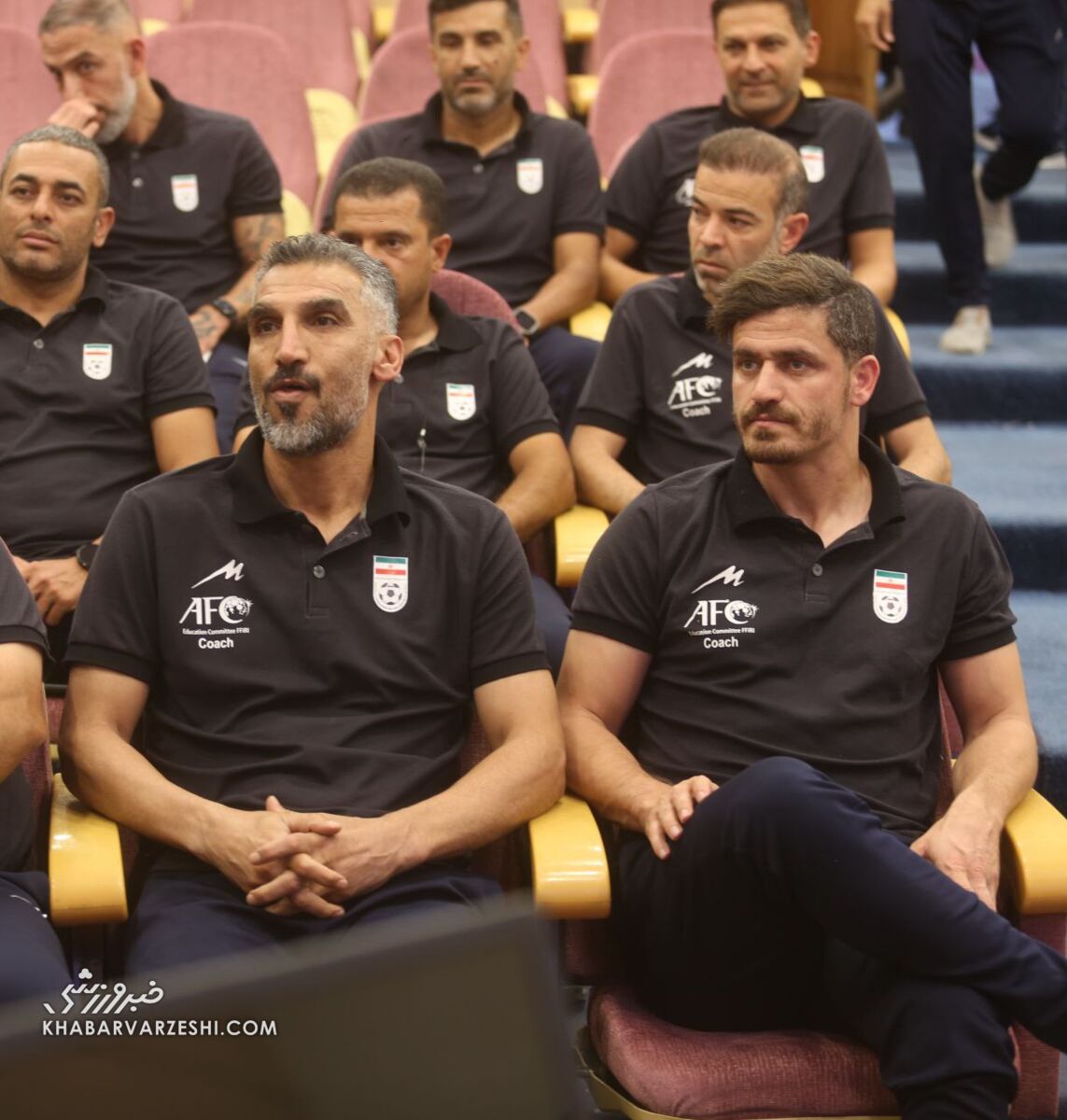 گزارش تصویری| کلاس مربیگری پر ستاره/ یاغیها و کاپیتانهای پرسپولیس و استقلال در کلاس درس