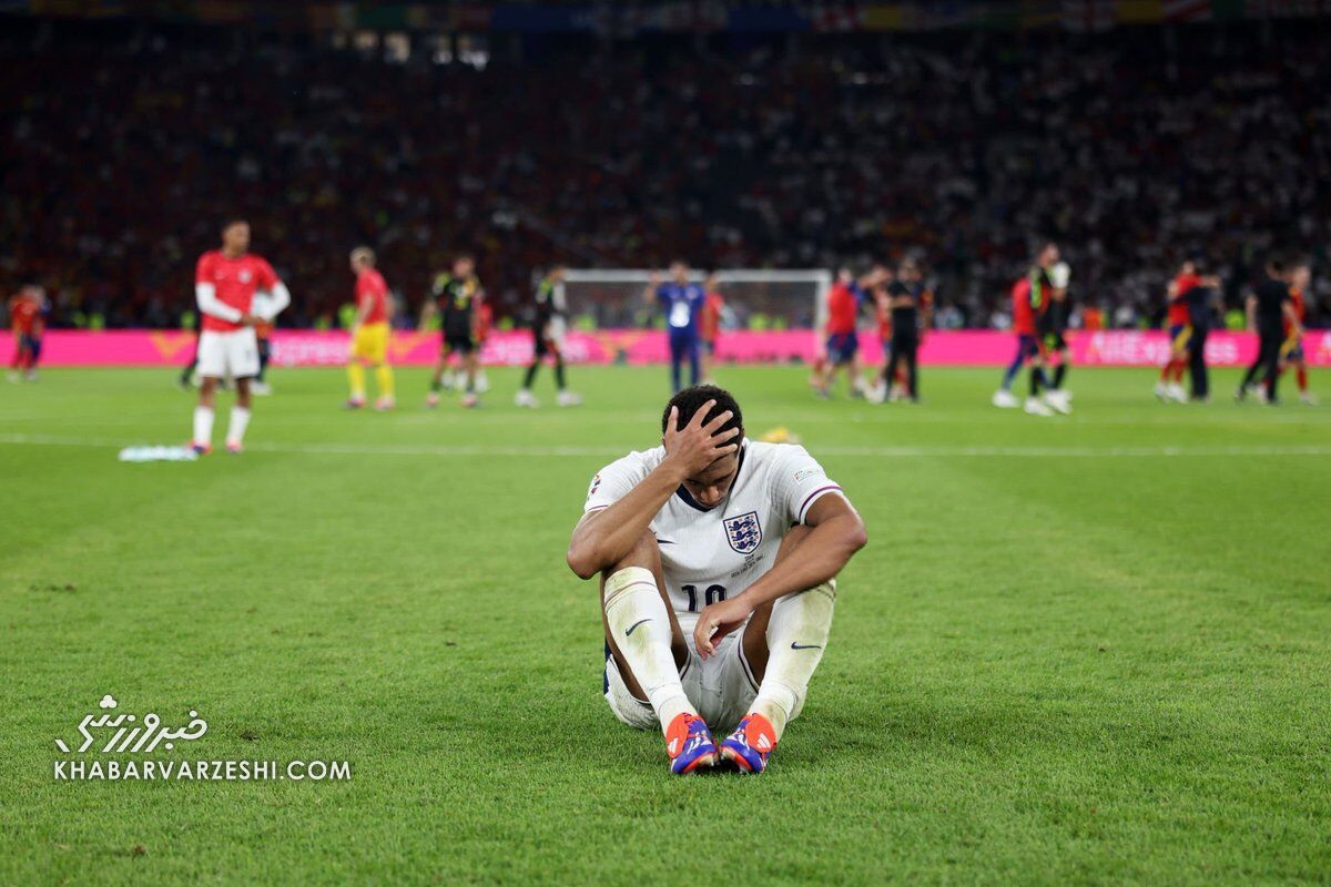 رفتار عجیب ستاره انگلیسی؛ جود به سطل آشغال لگد زد/ جام به خانه نرسید! +عکس