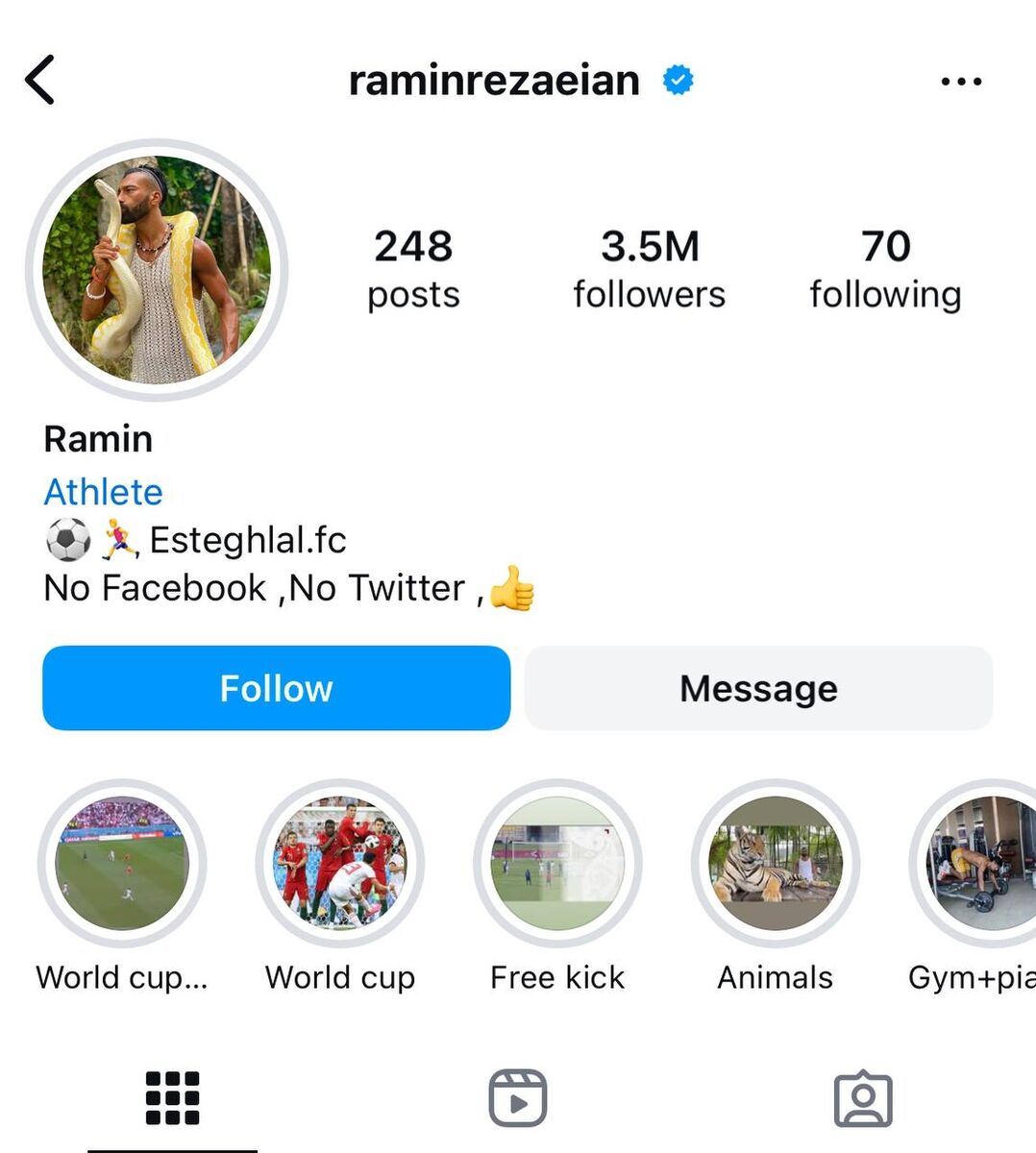 نام استقلال در صفحه اینستاگرامی خرید جدید آبیها +عکس