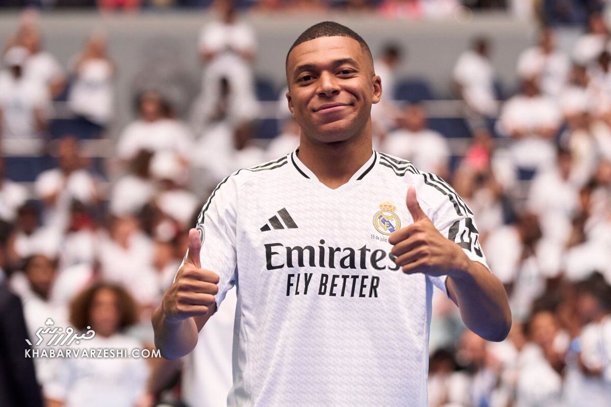 مراسم معارفه کیلیان امباپه در رئالمادرید