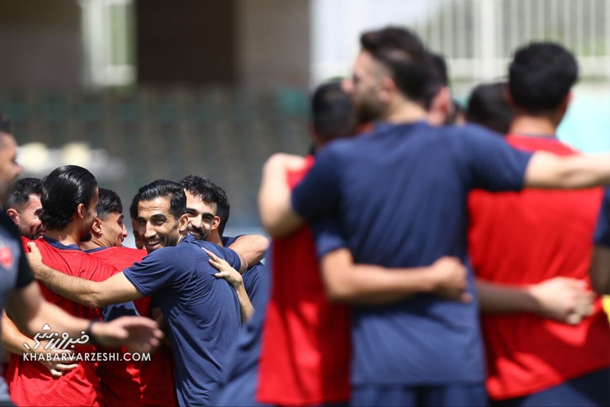 تمرین شاداب پرسپولیس پیش از مینیکمپ +تصاویر