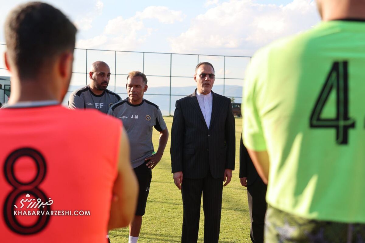 سفیر ایران در اردوی سپاهان در ترکیه +تصاویر