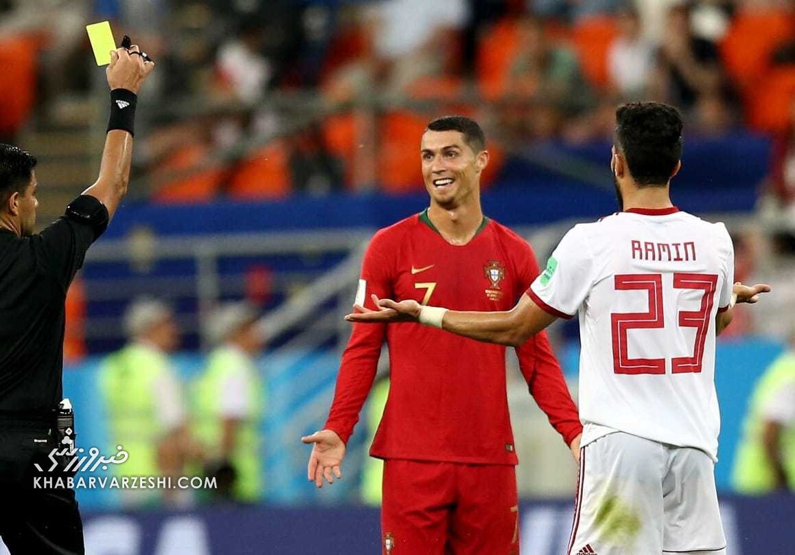 وقتی یک استقلالی سر به سر رونالدو میگذارد +عکس