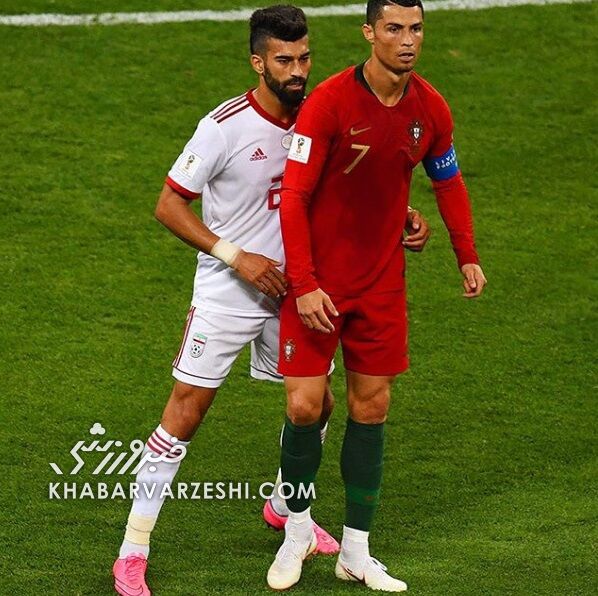 وقتی یک استقلالی سر به سر رونالدو میگذارد +عکس