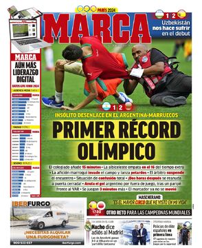 روزنامه مارکا| اولین رکورد المپیک