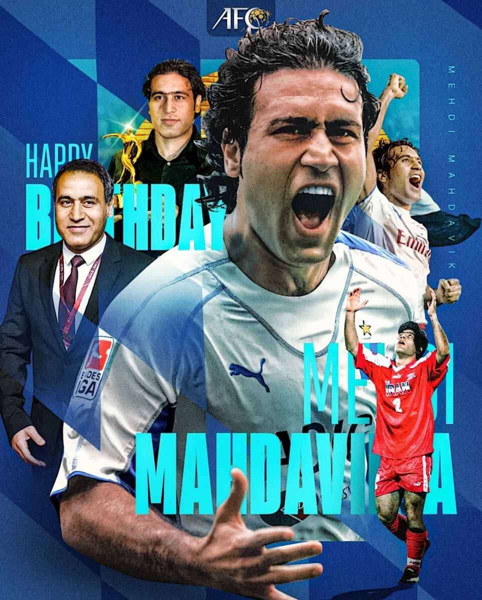 عکس| تبریک خاص کنفدراسیون فوتبال آسیا به مهدویکیا