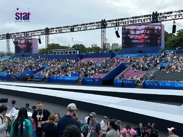 عکس| اینفانتینو با پوششی عجیب در افتتاحیه المپیک پاریس
