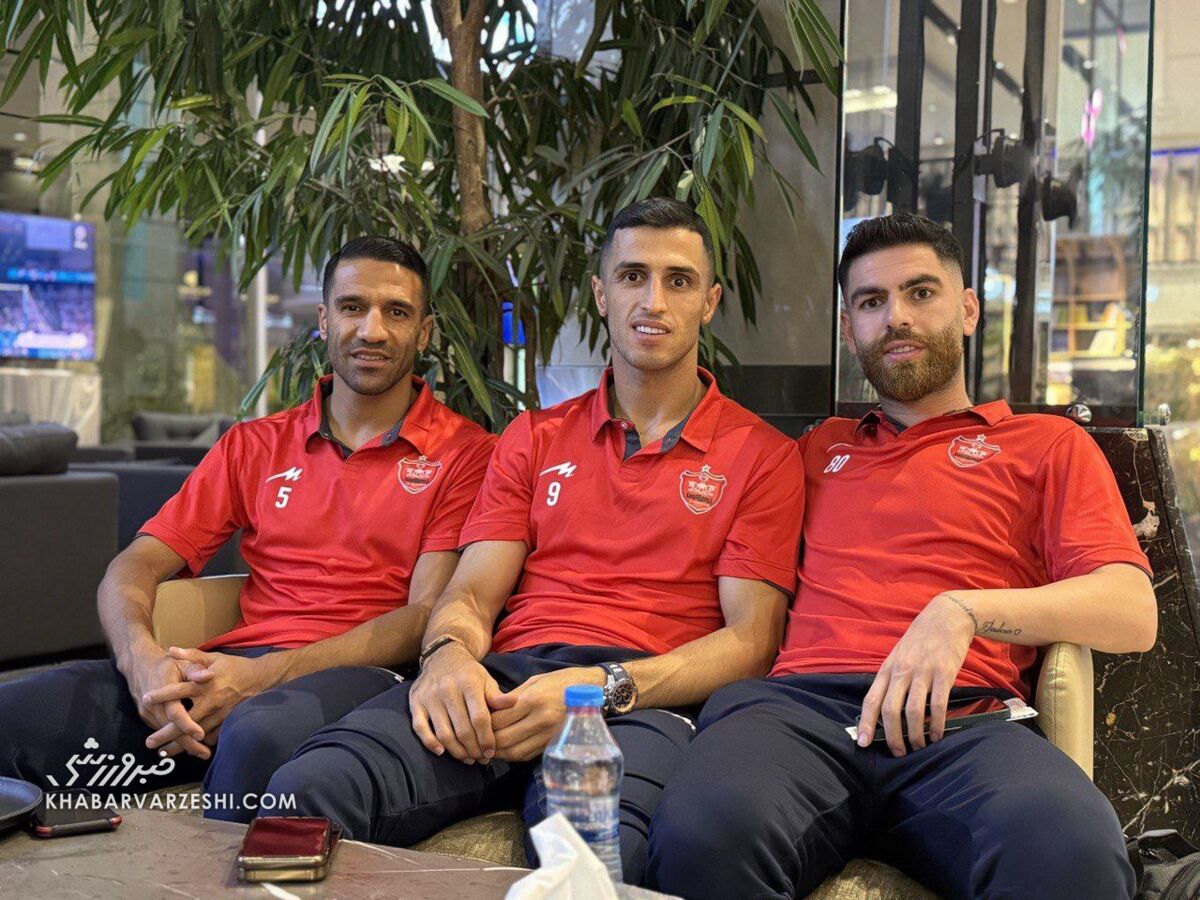 بازیکنان پرسپولیس آماده پریدن! +تصاویر
