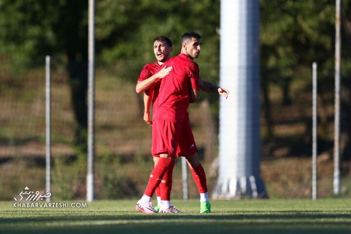 شادی بعد از گل پرسپولیسی‌ها