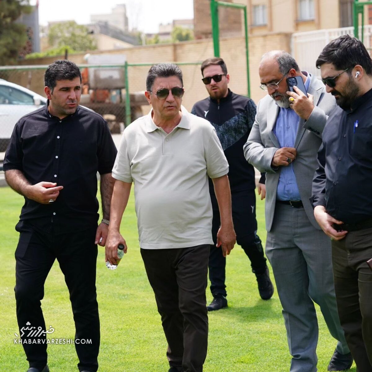 تصاویر| بازدید قلعهنویی از امکانات باشگاه ذوبآهن