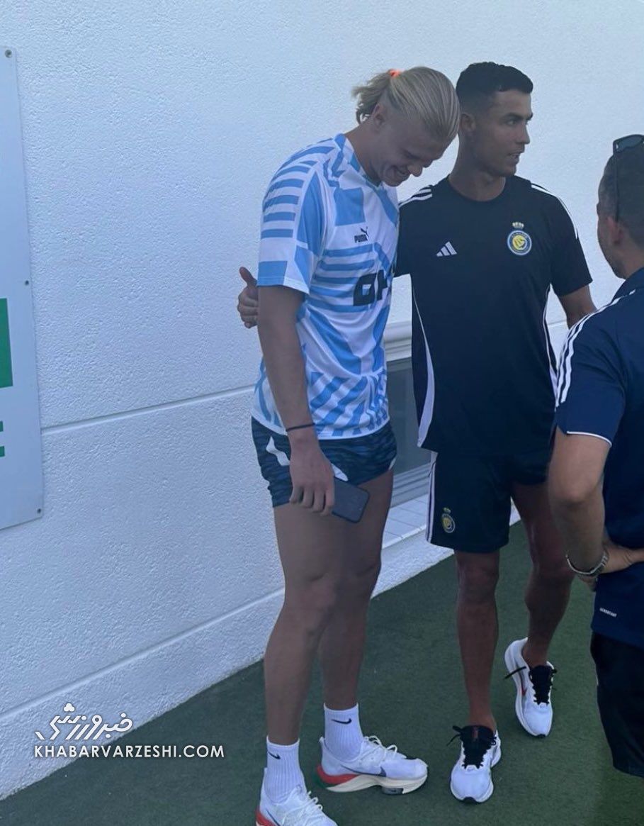 دیدار رونالدو با یکی از خبرسازترین ستارههای فوتبال +تصاویر