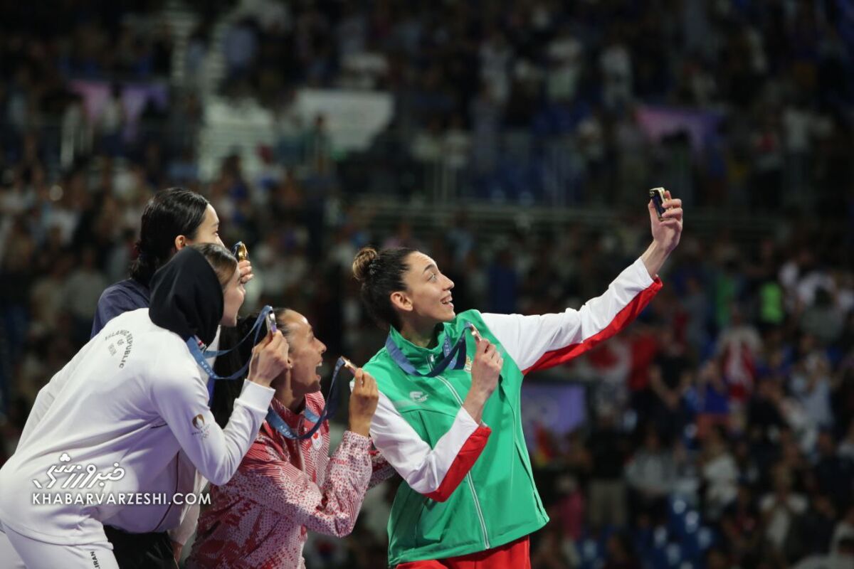 عکس| ناهید کیانی و کیمیا علیزاده در آغوش هم/ قشنگترین صحنه المپیک