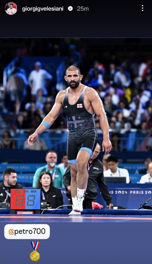 عکس| تبریک گولسیانی به حریفان ایرانیها در المپیک!