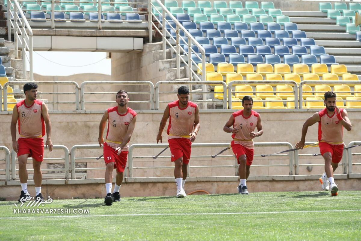 گاریدو اشک پرسپولیسیها را درآورد/ تمرین سنگین قرمزپوشان در گرمای تهران