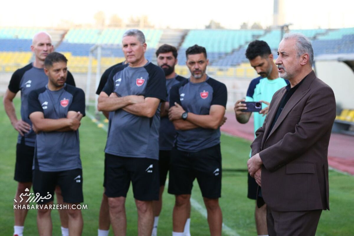 درویش: در پرسپولیس ۲۰تا اورونوف داریم/ از سازمان لیگ گفتند محمدی محروم است