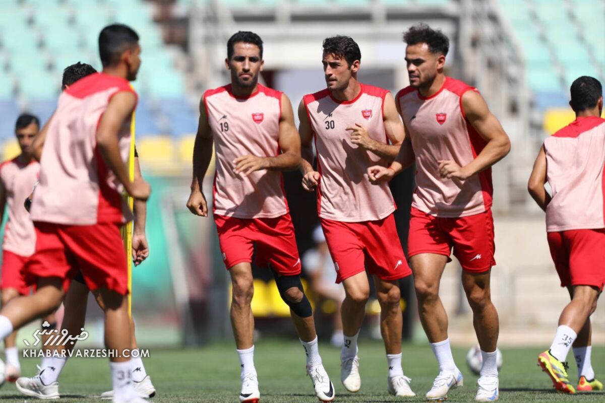 چالش گاریدو برای بازیکنان پرسپولیس در آخرین تمرین/ سرخها بمب روحیه شدند +عکس