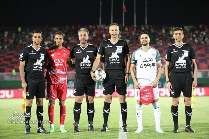 بیژن حیدری (داور)، وحید امیری و کمال کامیابینیا؛ پرسپولیس - ذوبآهن