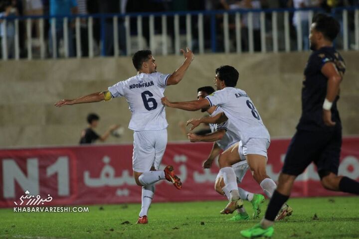 شادی گل امید نورافکن؛ ملوان - گلگهر