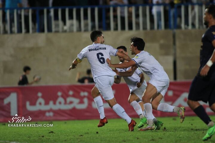 شادی گل امید نورافکن؛ ملوان - گلگهر