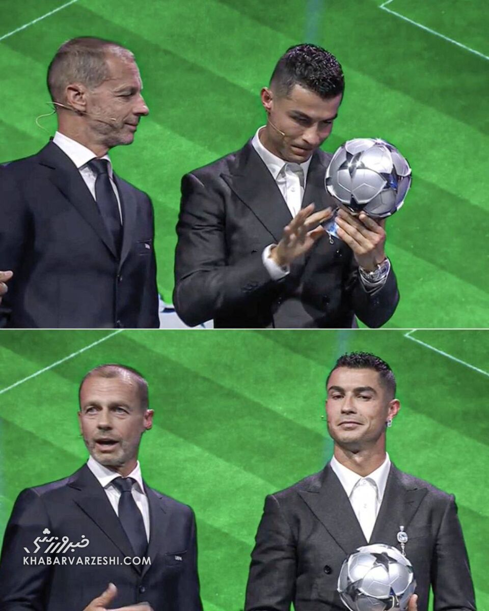 توپ طلا نه کریستیانو رونالدو توپ نقرهای گرفت +عکس