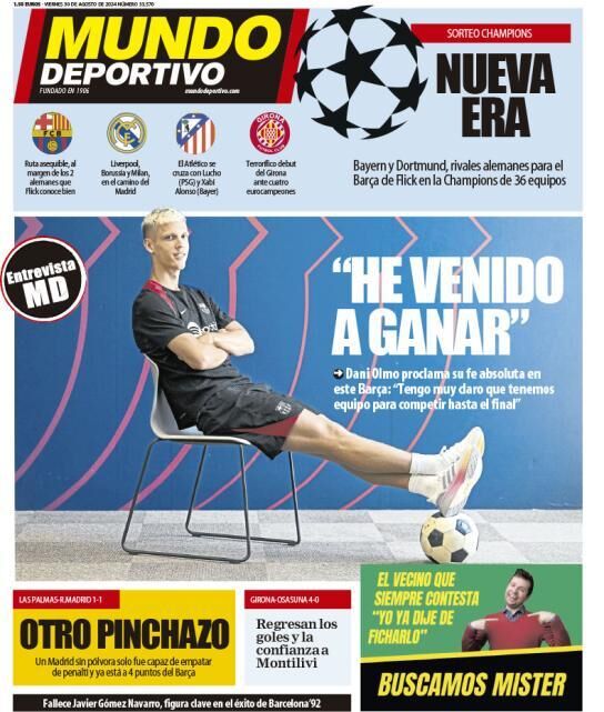 روزنامه موندو| من آمادهام تا برنده شوم روزنامه موندو| من آمادهام تا برنده شوم