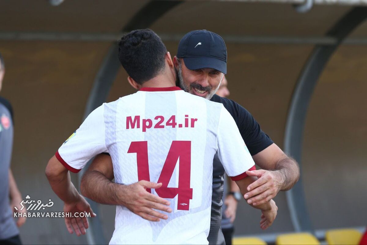 موتور خط حمله پرسپولیس مقابل نساجی روشن شد/ پیروزی سرخها با گلزنی علی و عیسی +عکس