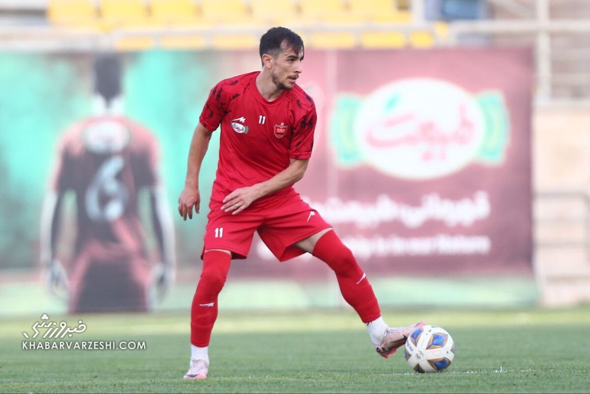 موتور خط حمله پرسپولیس مقابل نساجی روشن شد/ پیروزی سرخها با گلزنی علی و عیسی +عکس