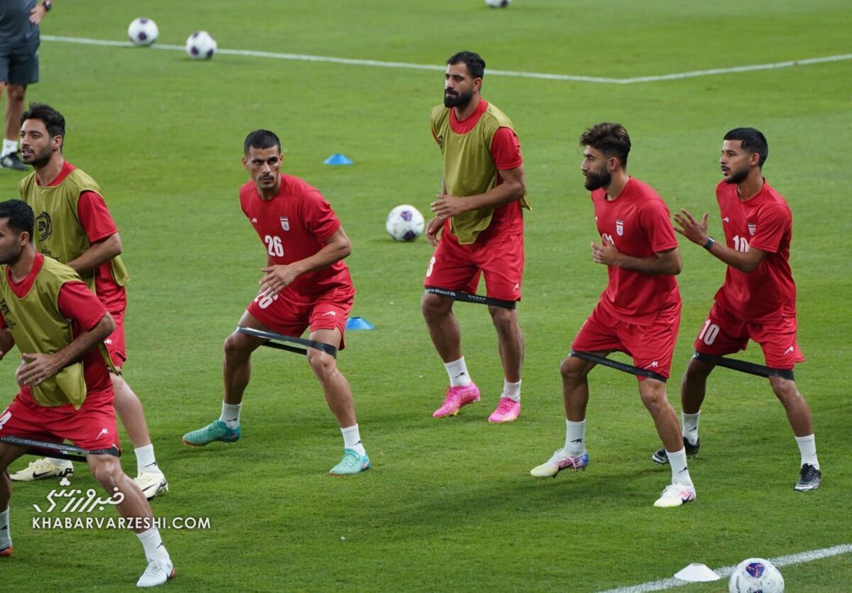 ویدیو| تمرین تیم ملی کشورمان در بیشکک قرقیزستان مقابل دوربین خبرورزشی ویدیو| تمرین تیم ملی کشورمان در بیشکک قرقیزستان مقابل دوربین خبرورزشی