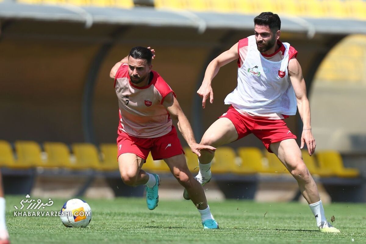 پرسپولیس با توپهای جدید لیگ نخبگان آسیا تمرین کرد +عکس