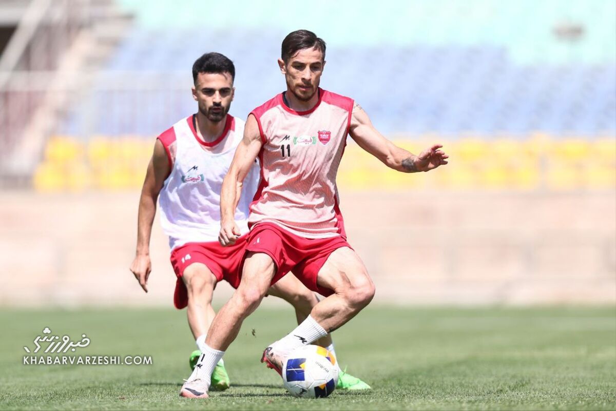پرسپولیس با توپهای جدید لیگ نخبگان آسیا تمرین کرد +عکس