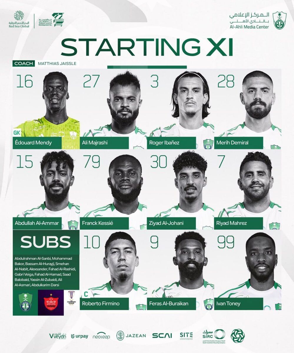 پرسپولیس مقابل ویترین منتخب جهان/ ستارههای بارسلونا، لیورپول، منچسترسیتی و یوونتوس در ترکیب الاهلی +عکس