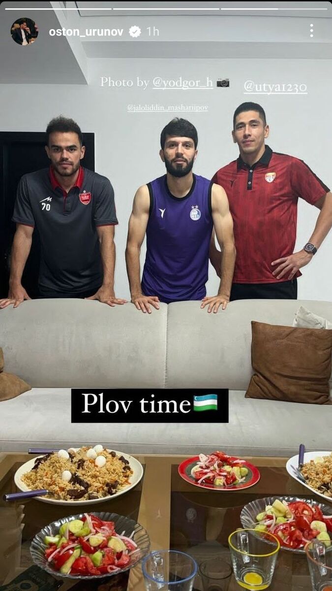 عکس| دورهمی دوستانه اورونوف و ماشاریپوف