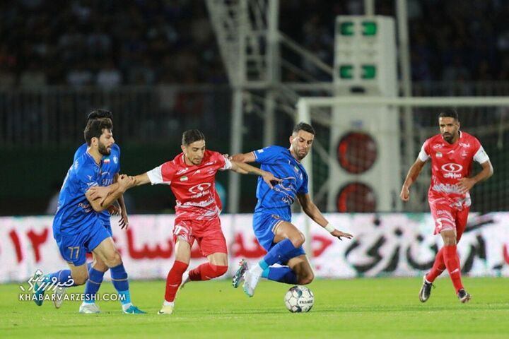 آرش رضاوند و فرشاد احمدزاده؛ استقلال - پرسپولیس (دربی تهران)