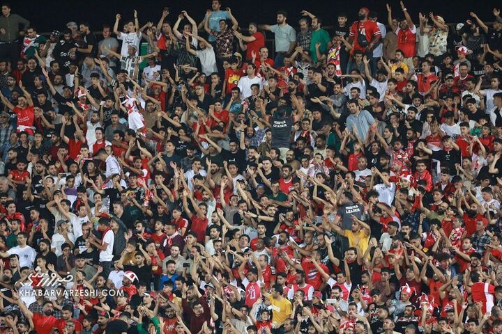 هواداران پرسپولیس؛ استقلال - پرسپولیس (دربی تهران)