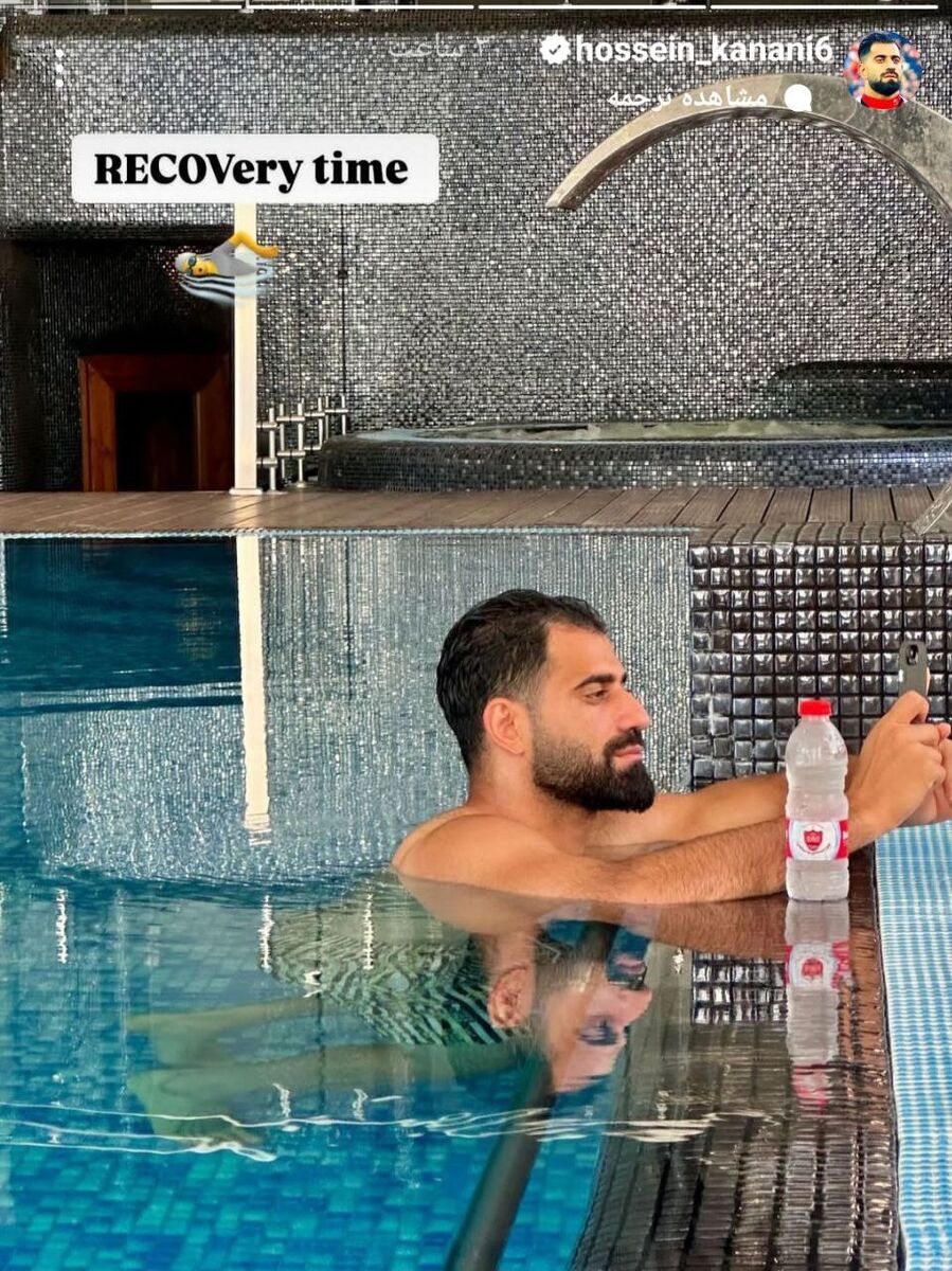 گلزن پرسپولیس بعد از دربی کجا رفت؟+ عکس