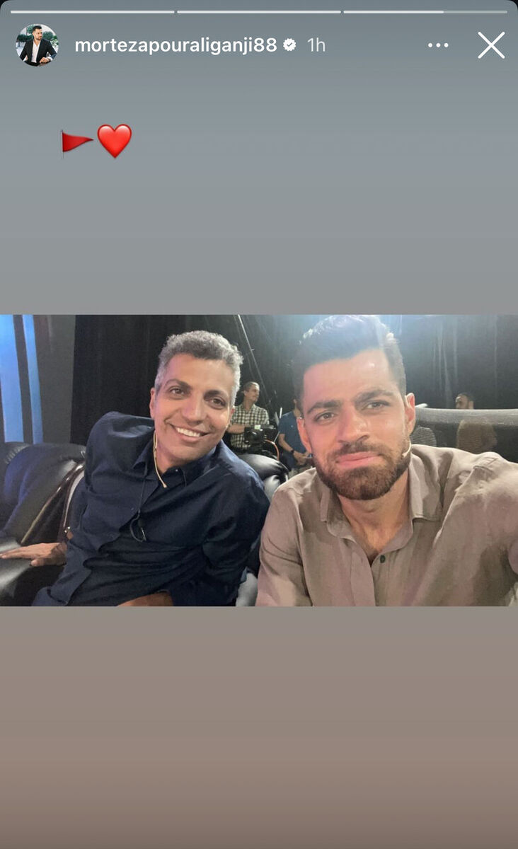 سلفی ستاره پرسپولیس با عادل فردوسیپور پس از دربی +عکس