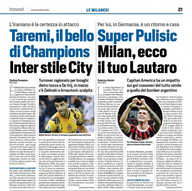 پیشبینی جالب رسانههای ایتالیایی؛ طارمی فردا شب گلزنی میکند