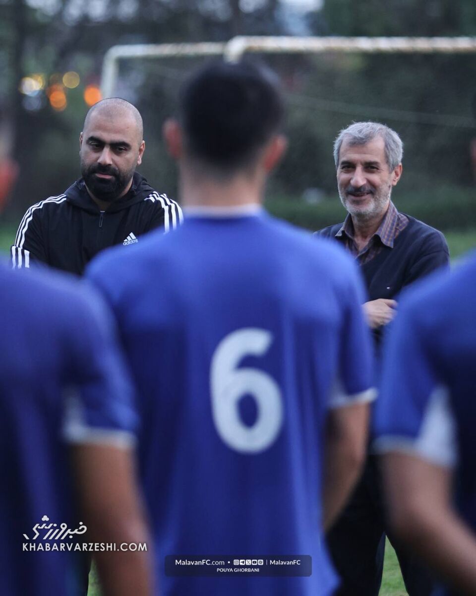 عکس| حضور مایلیکهن در تمرین ملوان