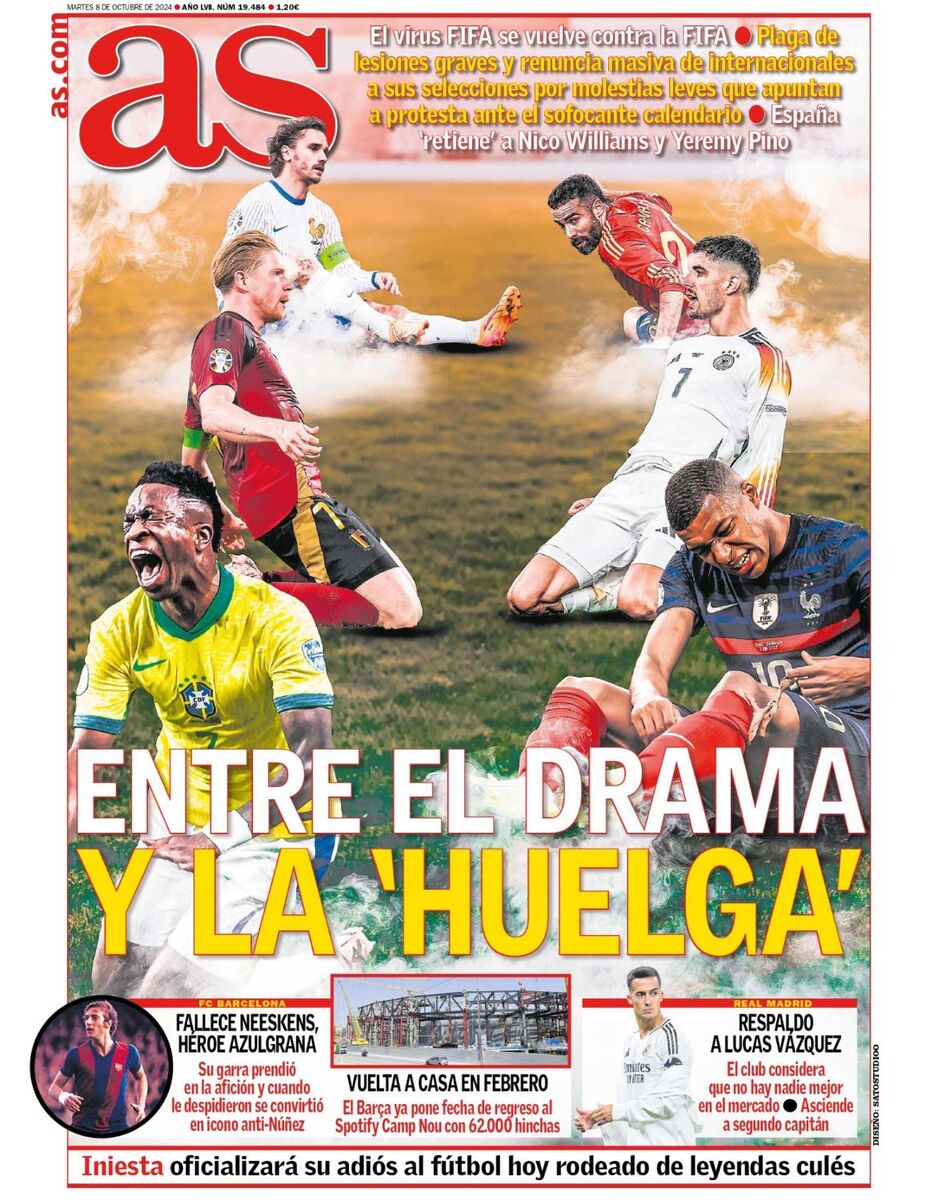 روزنامه آ اس| بین درام و ضربه روزنامه آ اس| بین درام و ضربه