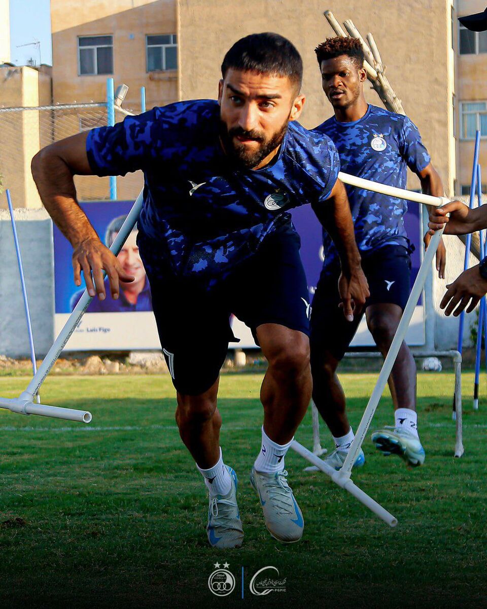 تمرین پرفشار استقلالیها زیر نظر بختیاری زاده +عکس