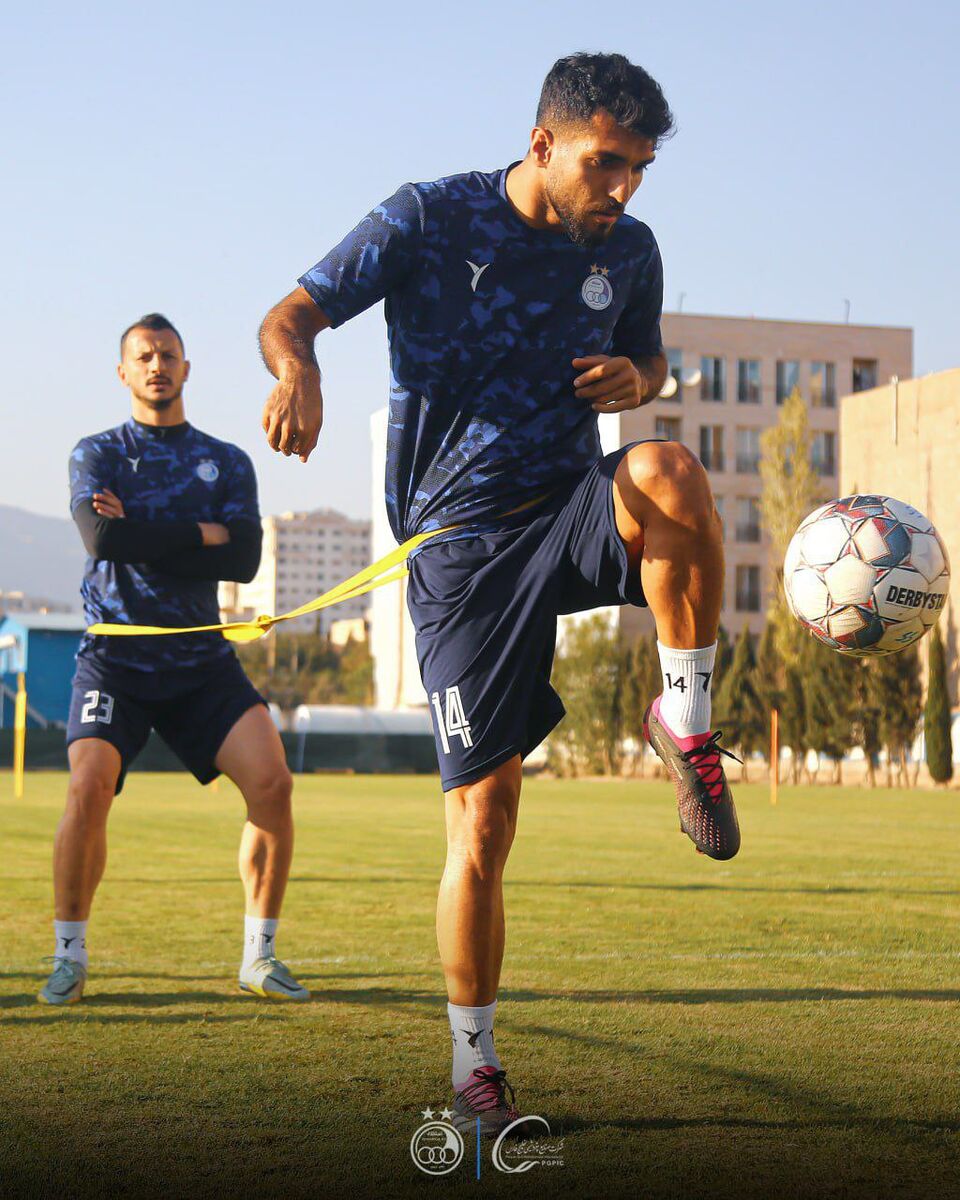 تمرین پرفشار استقلالیها زیر نظر بختیاری زاده +عکس