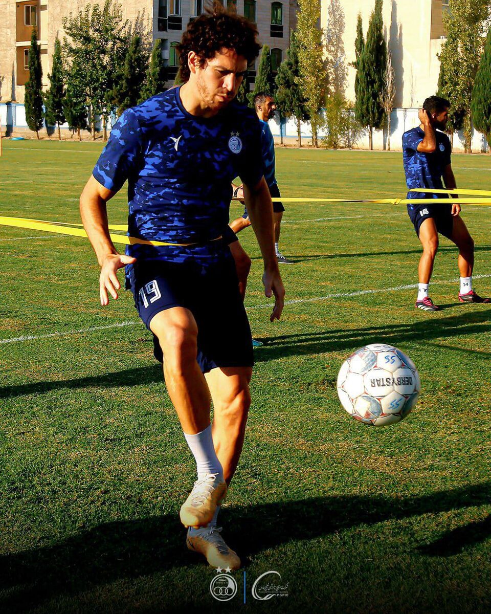 تمرین پرفشار استقلالیها زیر نظر بختیاری زاده +عکس