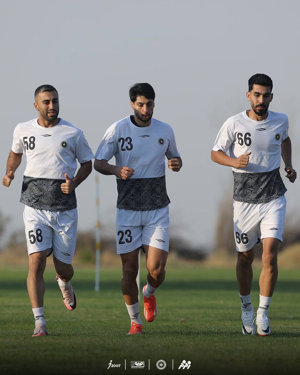 تمرین سپاهان در روز غیبت ۸ ملی پوش +عکس